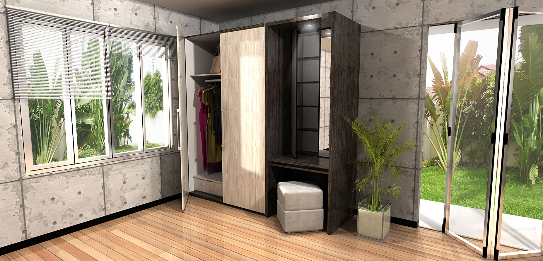 ALBERN-WARDROBE-OPEN